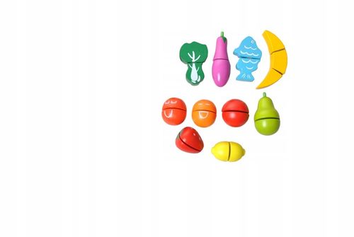 Drewniane Warzywa i Owoce do Krojenia na Rzep Rzepy Zestaw Deska dla Dzieci na Arena.pl