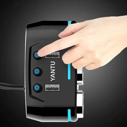 ROZDZIELACZ GNIAZDA ZAPALNICZKI 12V/24V ŁADOWARKA 3.1A + WOLTOMIERZ na Arena.pl