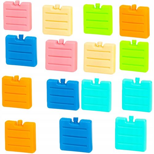 Małe Wkłady Chłodzące - Zestaw 21 Sztuk x 100 ml do Utrzymania Świeżości na Arena.pl