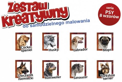 PSY - Wypukła Malowanka Seria PSY - COCKER SPANIEL na Arena.pl