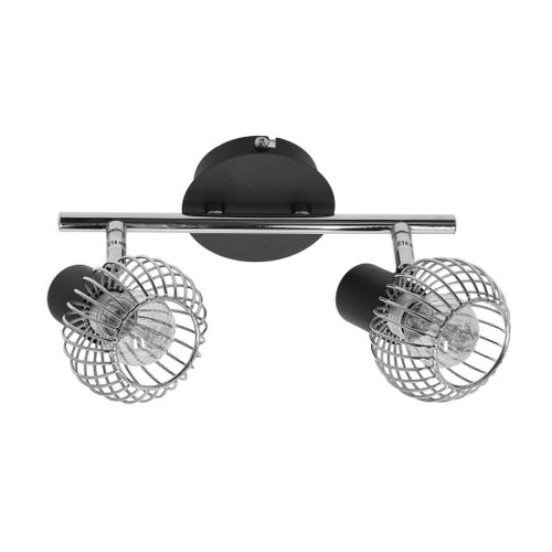 Oslo listwa 2x40W E14 czarny/chrom na Arena.pl