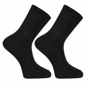 SKARPETKI BEZUCISKOWE SKARPETY Czarne BAWEŁNA 100% Męskie MORAJ PARA 42-44
