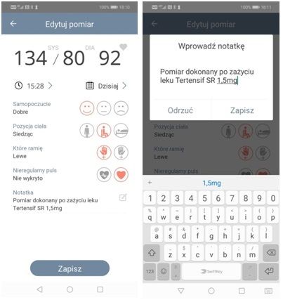 CIŚNIENIOMIERZ NARAMIENNY automatyczny ARYTMIA 22-42cm BLUETOOTH APLIKACJA na Arena.pl