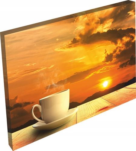 OBRAZ na płótnie do kuchni Cafe kawa napisy 120x80 na Arena.pl