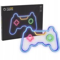 NEON LED na ścianę neony do pokoju GAME PAD gracza lampka nocna flex USB 5V