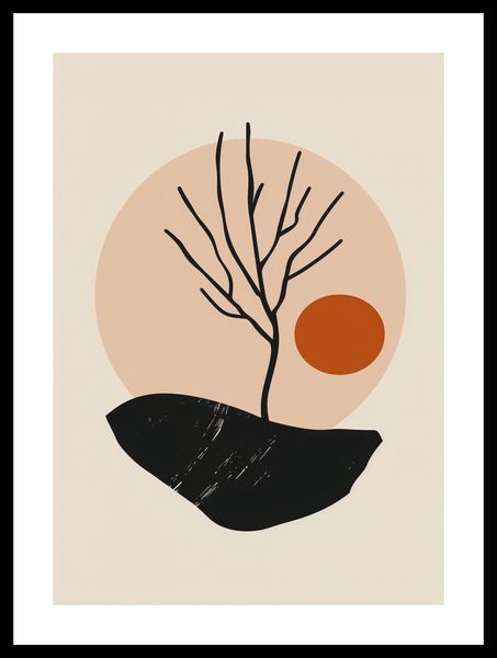 Plakat 29,7x42cm Nagie Drzewo zdjęcie 3