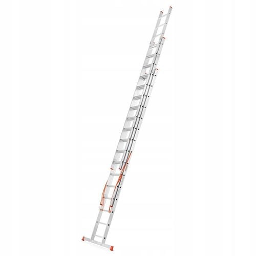 Drabina aluminiowa 3x15 HIGHER 150kg wielofunkcyjna PROFESJONALNA na Arena.pl