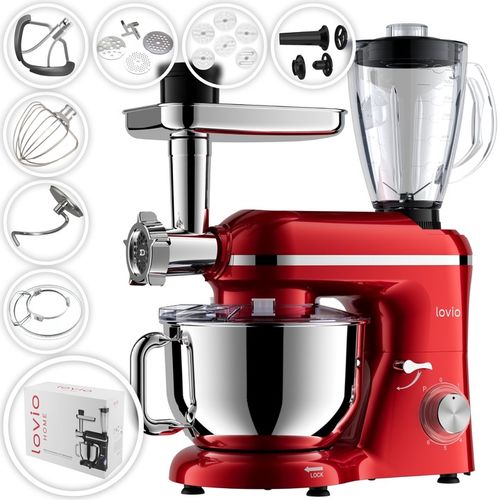 Robot kuchenny Lovio LVSTM02PRD 1900 W Czerwony Misa 6,2L 6 Prędkości na Arena.pl