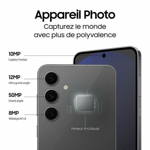 Smartfony Samsung Galaxy S24 FE 5G 6,7" 8 GB RAM 128 GB Szary na Arena.pl