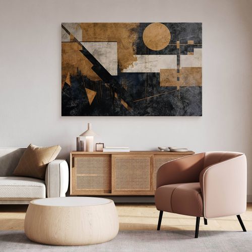 Obraz Canvas Do Salonu Abstrakcja Geometryczna Styl Glamour 30cm x 20cm na Arena.pl