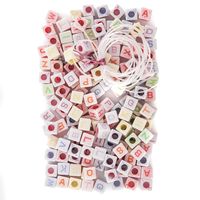 KORALIKI 170 SZT LITERKI KOLOROWE GRKO-005 DP CRAFT