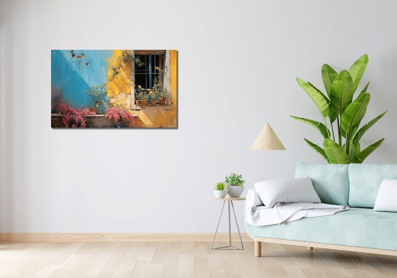 Obraz 100x60cm Słoneczna Ulica zdjęcie 2