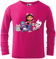 Koszulka z długim rękawem Koci Domek Gabi