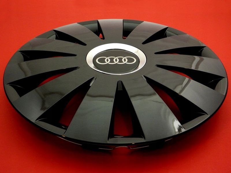 KOŁPAKI 15'' AUDI B3 B4 A1 A2 A3 A4 A5 CZARNE BTC zdjęcie 3