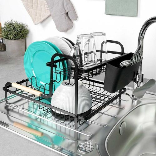 suszarka ociekacz do naczyń 2 poziomowa vilde 229157 na Arena.pl