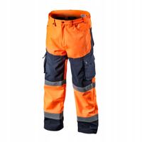 NEO SPODNIE ROBOCZE OSTRZEGAWCZE SOFTSHELL POMARAŃCZOWE 81-751 DO PASA 3XL