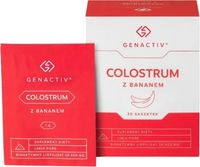 COLOSTRUM Z BANANEM GENACTIV (Colostrigen), proszek, saszetki 30 szt.