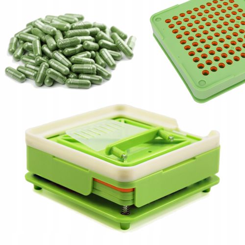 KAPSUŁKARKA MASZYNA NAPEŁNIANIA KAPSUŁEK SUMPLEMENTÓW ROZM. 0 100tab KP-02 na Arena.pl