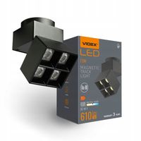 2 x Reflektor Spot LED 7.5W 4000K 48V do szyny magnetycznej VIDEX VL-TRMS-L