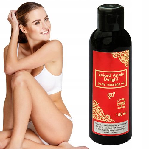 Zestaw na prezent olejek do ciała 150 ml świeca podniecająca 100 g jabłko na Arena.pl