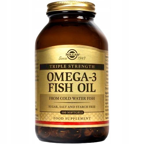 Solgar Omega 3 950mg POTRÓJNA SIŁA EPA DHA TRIPLE STRENGTH 100soft na Arena.pl