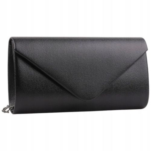 TOREBKA DAMSKA KOPERTÓWKA WIZYTOWA NA RAMIĘ TOREBKI ELEGANCKIE CZARNE na Arena.pl