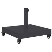 Podstawa do parasola na zewnątrz ciemno szary 45 x 45 x 31.5 cm