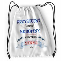 Plecak Dla Stryja Sportowy Szkolny Worek Torba Z Nadrukiem Ze Zdjęciem