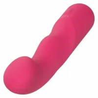 calexotics pixies curvy rożowy - masażer silikonowy 10 trybow usb