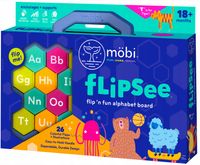Mobi Flipsee Tablica z Okienkami Alfabet Silikon
