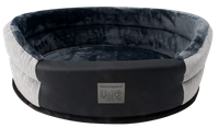 Legowisko dla psa okrągłe szare S COMFORT PLUSH 40×37cm UNIQ PETS