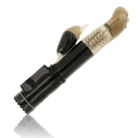 ohmama rotatorowy model delfinowy - wielofunkcyjny masażer intymny 22,5 cm