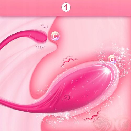 WIBRATOR STEROWANY APLIKACJĄ WIBRUJĄCE JAJKO MASAŻER SEX EROTYCZNY JAJECZKO na Arena.pl