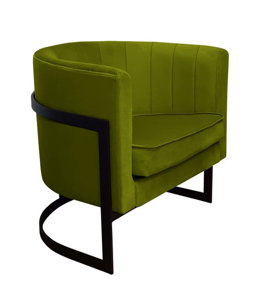 Fotel Glamour podstawa czarna BL75 zdjęcie 1