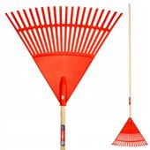 GRABIE DO LIŚCI TRAWY Z DREWNIANYM TRZONKIEM 180cm