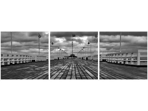 60 90CM OBRAZ 3 ELEM SOPOT MOLO ŚCIENNY DRUK PŁÓTNO na Arena.pl