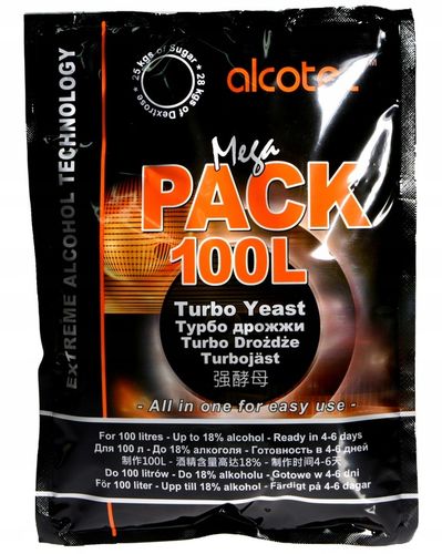 Drożdże gorzelnicze ALCOTEC Mega Pack na 100 L na Arena.pl