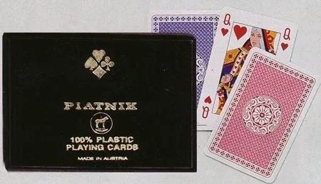 Karty standard "Plastic" 2 talie Piatnik na Arena.pl