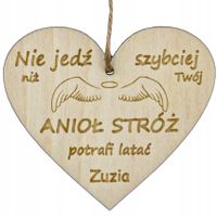 ZAWIESZKA do AUTA SAMOCHODU PREZENT GRAWER ANIOŁEK GRAWER