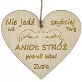 ZAWIESZKA do AUTA SAMOCHODU PREZENT GRAWER ANIOŁEK GRAWER