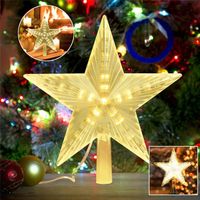 OZDOBA NA CHOINKĘ W KSZTAŁCIE GWIAZDY, DEKORACJA CHOINKOWA,ŚWIECĄCE GWIAZDY