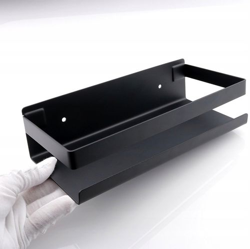 Koszyk Półka Łazienkowa Czarna Wisząca Stal Loft na Arena.pl