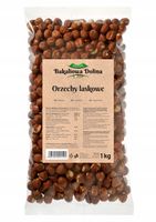 ORZECHY LASKOWE 1 KG 1000 G ŁUSKANE NATURALNE ŚWIEŻE DUŻE SMACZNE CAŁE