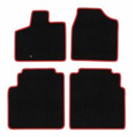 Dywaniki welurowe CARLUX-RED do Chrysler Grand Voyager V 2008-2016