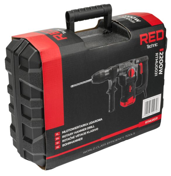 Młot Udarowy Młotowiertarka Udar SDS+ ZESTAW 2200W / RTMU0031 zdjęcie 12