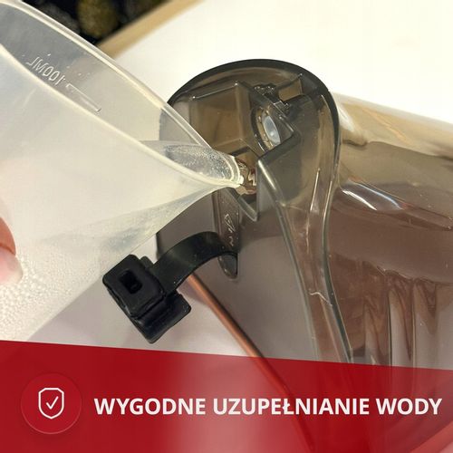 Parownica do ubrań żelazko parowe duża moc 2000W czarna MPM MZP-03 na Arena.pl