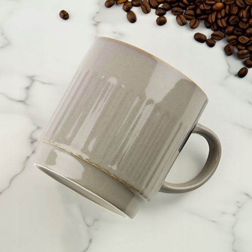 CERAMICZNY KUBEK NA KAWĘ HERBATĘ COFFE LATE ZDOBIONY 440 ML NA PREZENT na Arena.pl