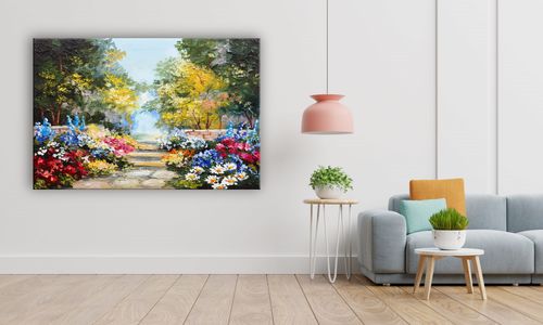 OBRAZ NA PŁÓTNIE 079 Park 60x40cm na Arena.pl