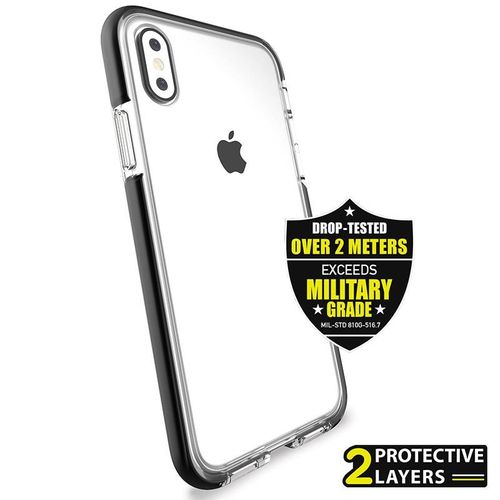 PURO Impact Pro Flex Shield - Etui iPhone X (czarny) na Arena.pl