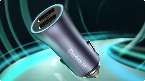 BASEUS SZYBKA ŁADOWARKA SAMOCHODOWA DO TELEFONU 40W 5A USB QC 4.0 KABEL na Arena.pl